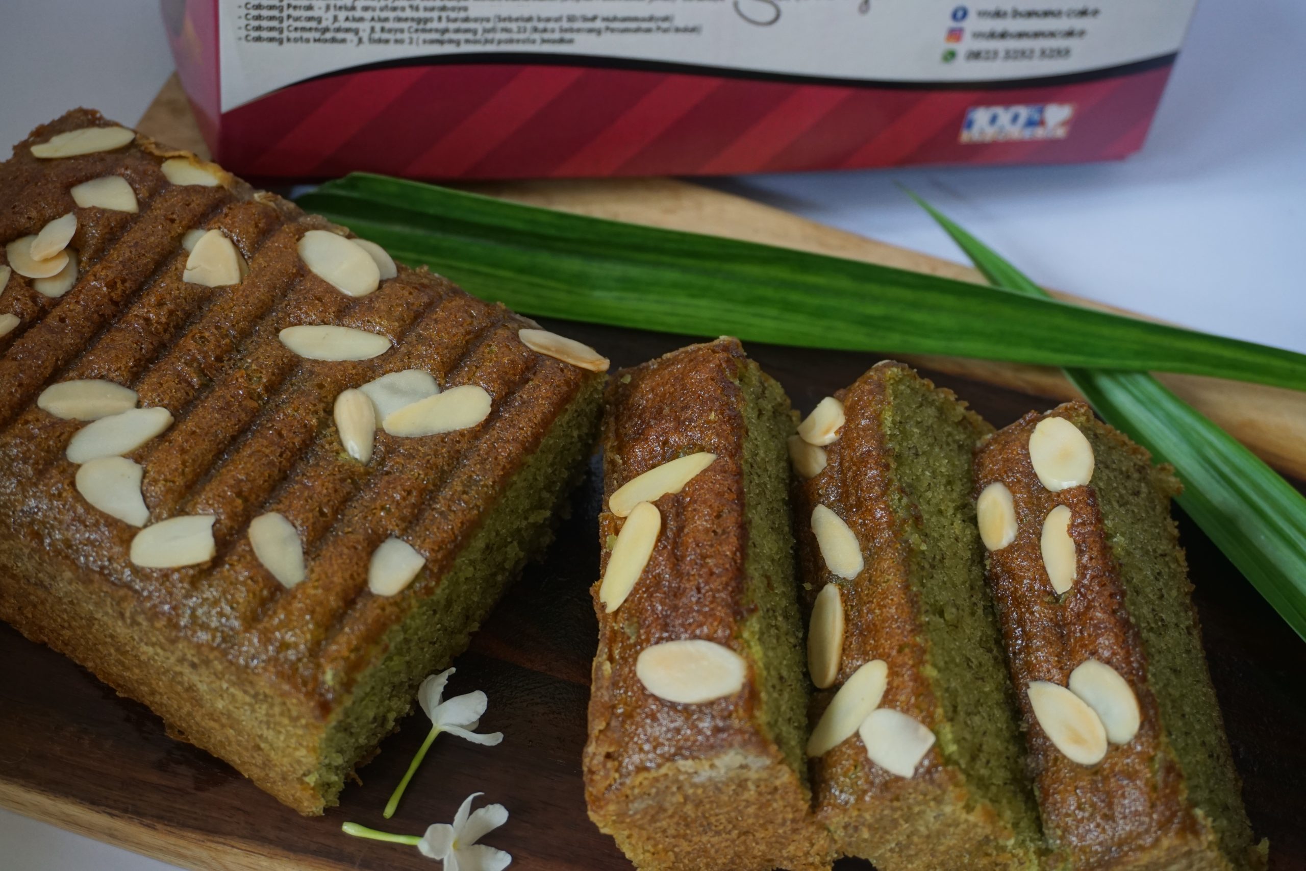 vrda Banana cake Pandan